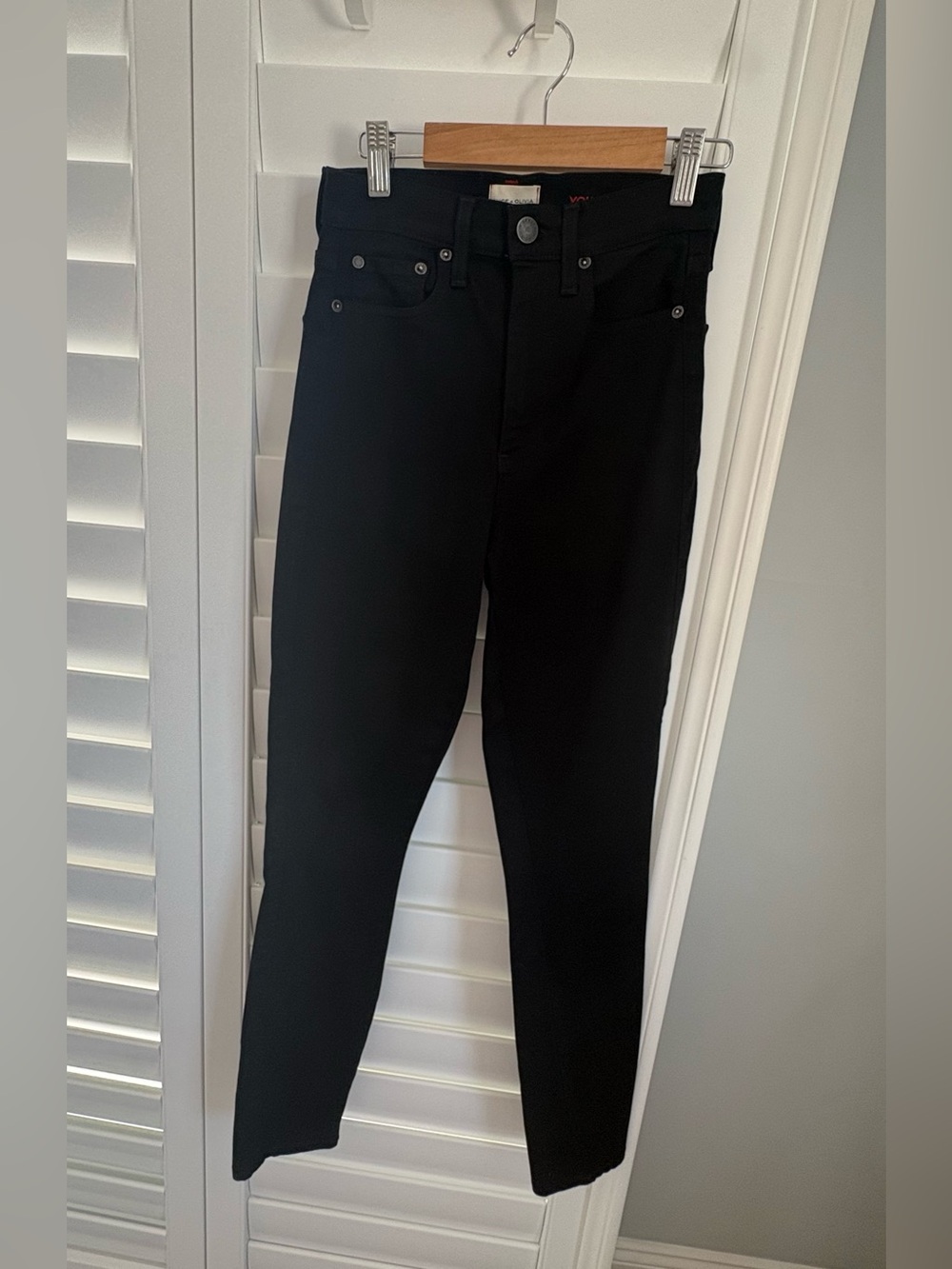Alice + Olivia Black High-Rise Skinny Jeans